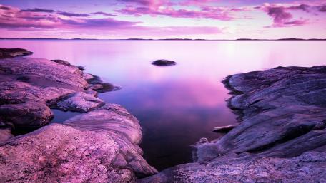 Serenity in Purple Hues wallpaper