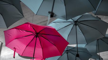 Umbrellas wallpaper