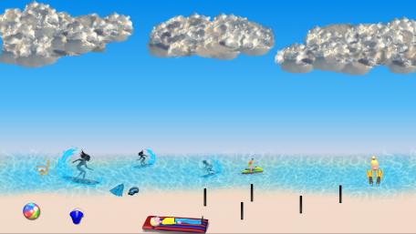 The beach wallpaper