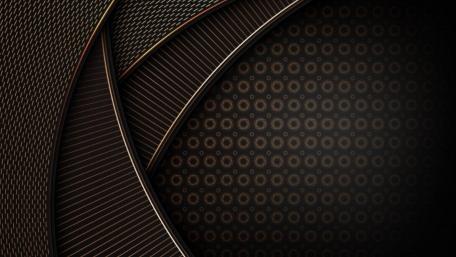 Luxury gold shapes wallpaper