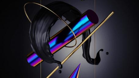Black liquid wallpaper