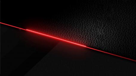 Red line in deep black wallpaper