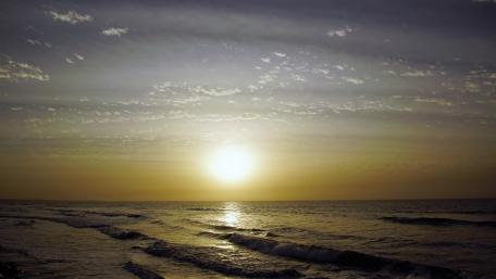 Sonnenuntergang in Gambia wallpaper