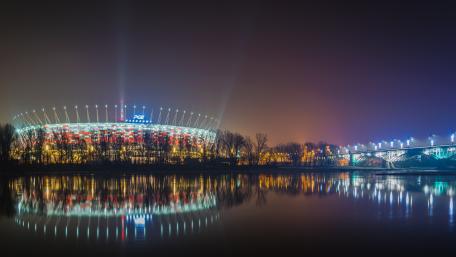 Polish National Stadium in Warsaw wallpaper