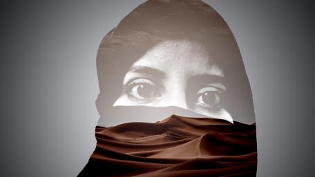 Sahara woman wallpaper