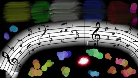 Music notes wallpaper