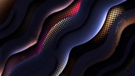 Wavy Elegance in Abstract Motion wallpaper
