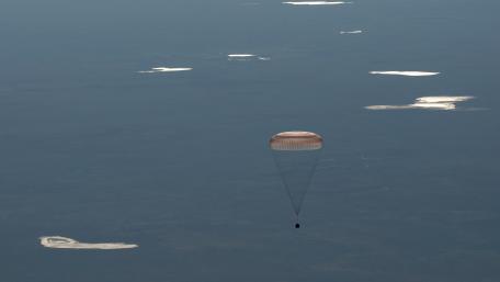 Expedition 55's Landing Aboard the Soyuz MS-07 wallpaper