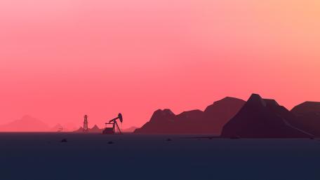 Serene Desert Dusk wallpaper
