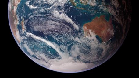 Twin Blue Marbles: Eastern Hemisphere (Australia, Africa & Antarctica) wallpaper