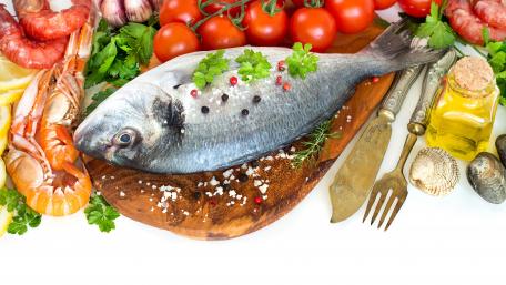 Fresh Seafood and Ingredients for a Culinary Delight wallpaper