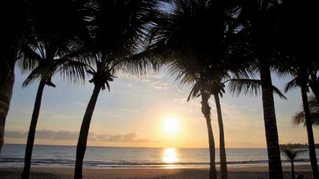Dominican Sunrise Serenity wallpaper