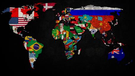 World map wallpaper