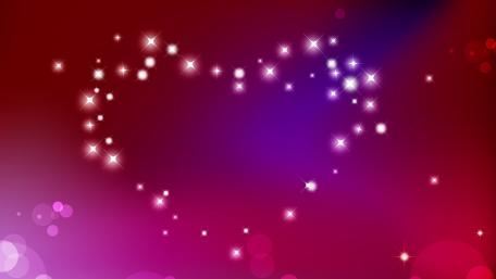 Sparkling Heart of Love Celebration wallpaper