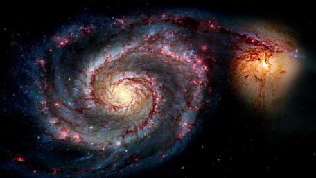 Eternal Dance of Celestial Spirals wallpaper