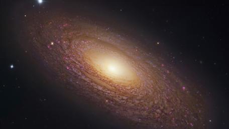 Spiral Galaxy Beauty in the Cosmos wallpaper