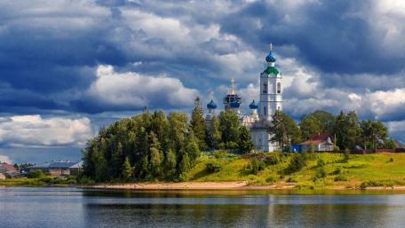 Russian church wallpaper