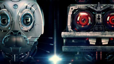 Unexpected Robot Friends wallpaper