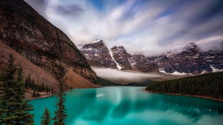 Valley Of Ten Peaks wallpaper