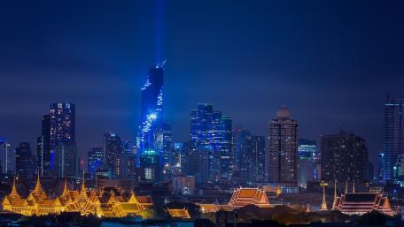 Lightshow in Bangkok wallpaper