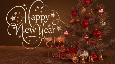 Sparkling Celebration of the New Year wallpaper