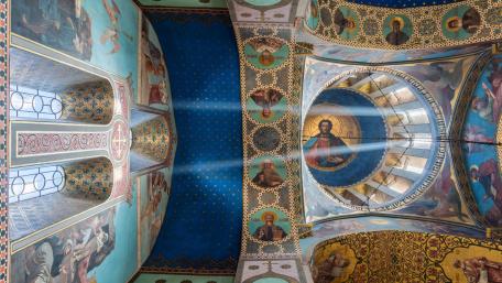 Murals on the Ceiling of the Tbilisi Sioni Cathedral wallpaper