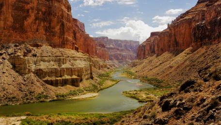 Majestic Canyon River View wallpaper