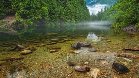 Serene Reflections in British Columbia’s Nature Scene wallpaper