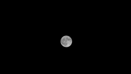 Full Moon in Dark Space wallpaper