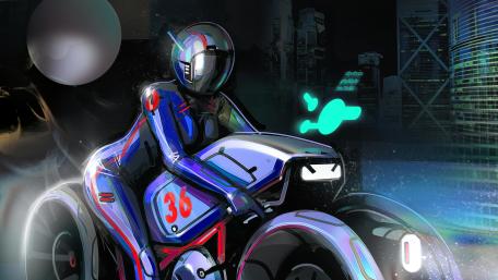 Motorbiker wallpaper
