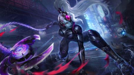 Female cyborg wallpaper