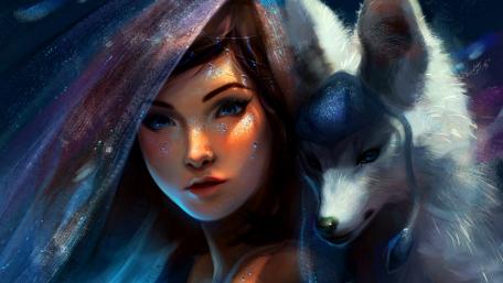 Mystical Companions in a Dreamland wallpaper