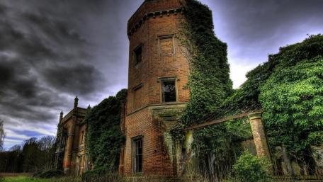 Abandoned Beauty in Urban Decay wallpaper