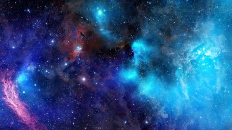 Galactic Glow Across the Universe wallpaper