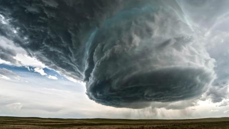 Majestic Tornado Forming in the Sky wallpaper