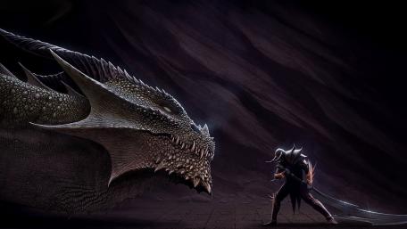 Legendary Duel in the Shadows wallpaper