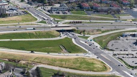 Diverging Diamond Interchange of Interstate 70 & Fifth Street wallpaper