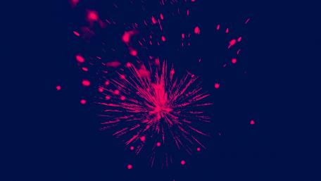 Red firework wallpaper