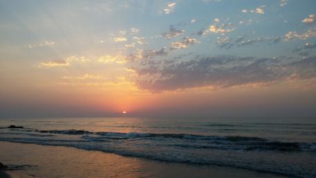 The Sunset Sea wallpaper