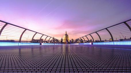 Millennium Bridge, London wallpaper