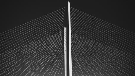 Golden Gate Bridge minimal art wallpaper