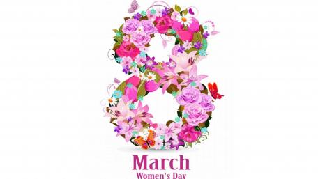 Celebrating Women's Day with Flourishing Beauty and Colorful Flowers wallpaper