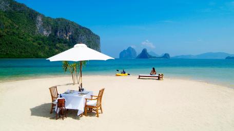 Tropical Paradise by the Shore wallpaper