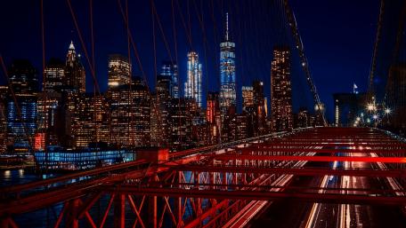 City Lights Under the Starlit Sky wallpaper