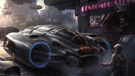 Scifi concept art wallpaper