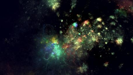 the colourful universe wallpaper