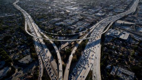 Traffic on Interstate 405 & Interstate 10 wallpaper