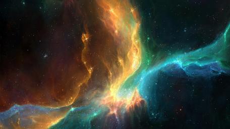 Celestial Fire Dance wallpaper