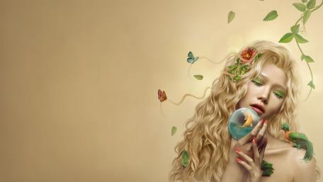 Enchanting Forest Guardian wallpaper