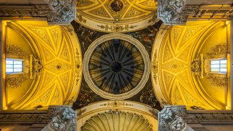 Ceiling of San Juan el Real, Calatayud wallpaper